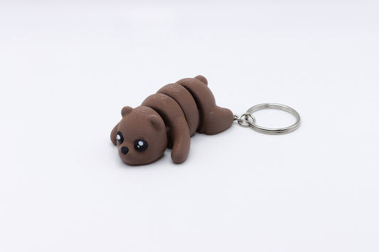 Brown Bear Keychain