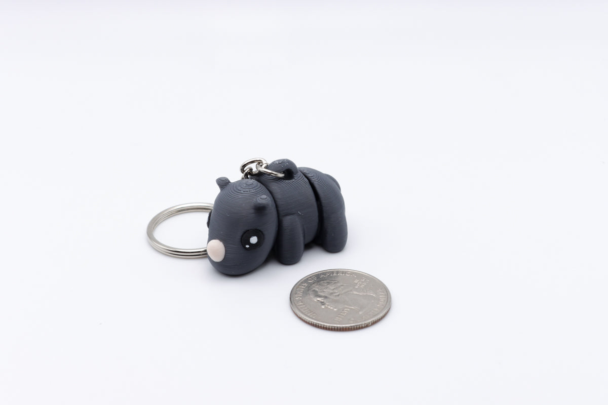 Baby Rhino Keychain