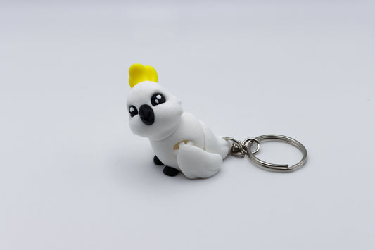 Cockatoo Keychain