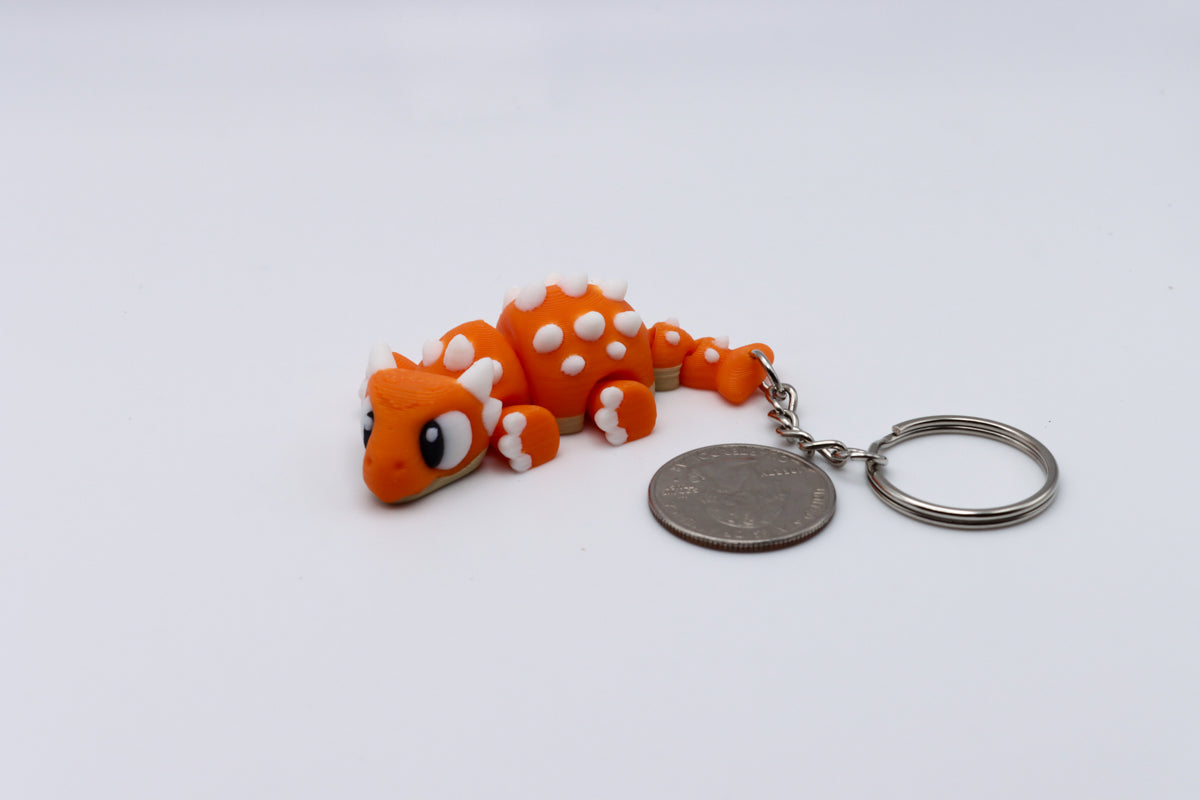 Ankylosaurus Keychain