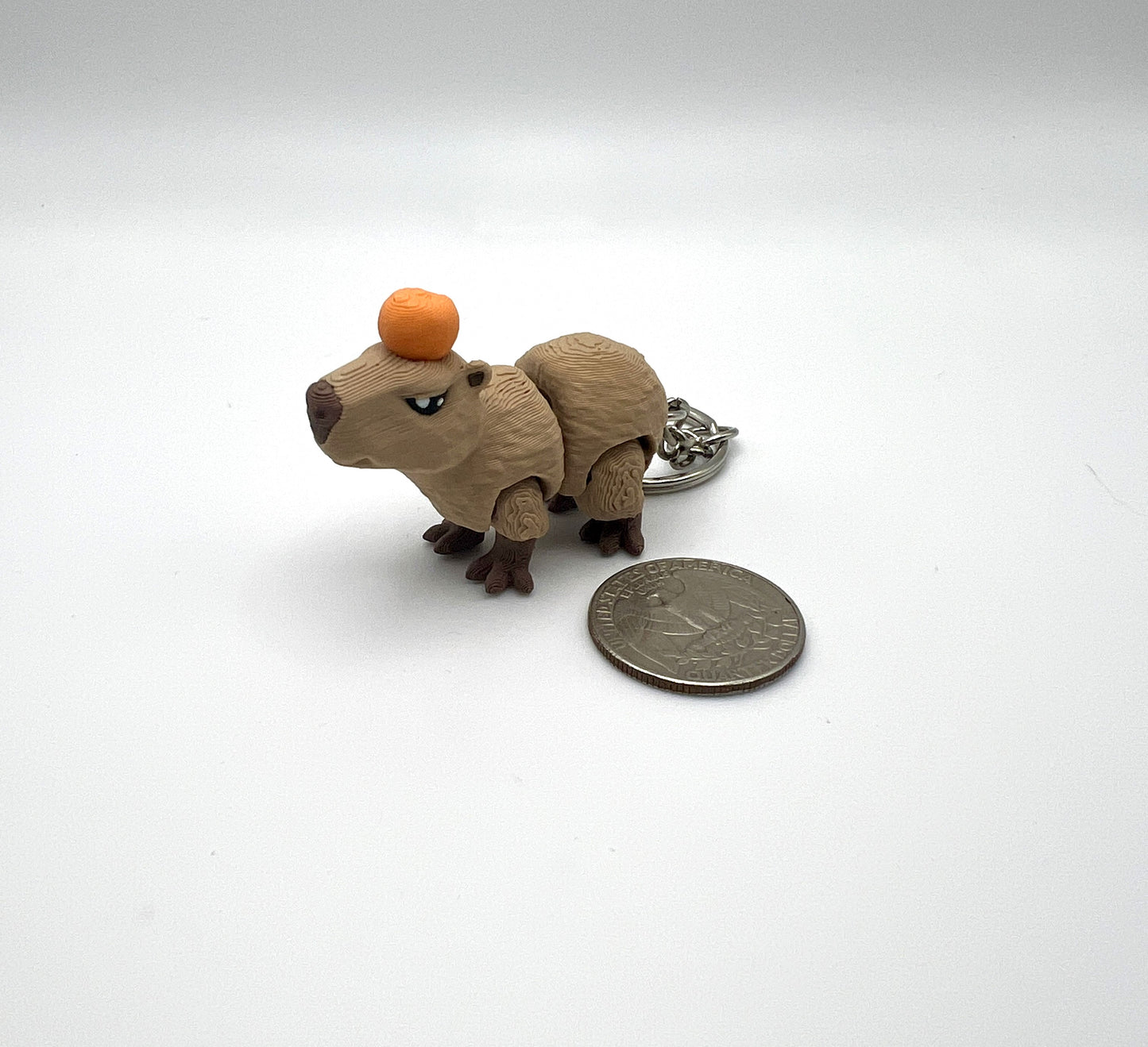 Capybara Keychain