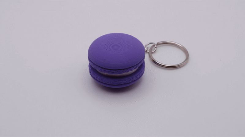 Macaron Clicker Keychain